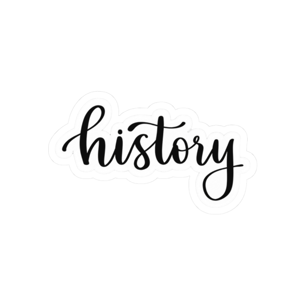 History - Folder/Binder Sticker Sticker - alternate angle 3, merchandise