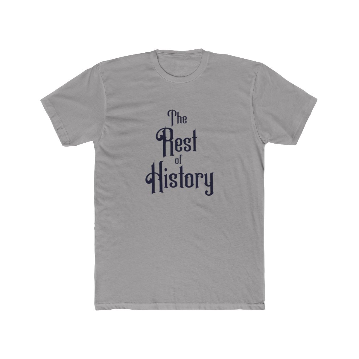The Rest of History Podcast Logo Classic T Shirt - alternate angle 3, merchandise