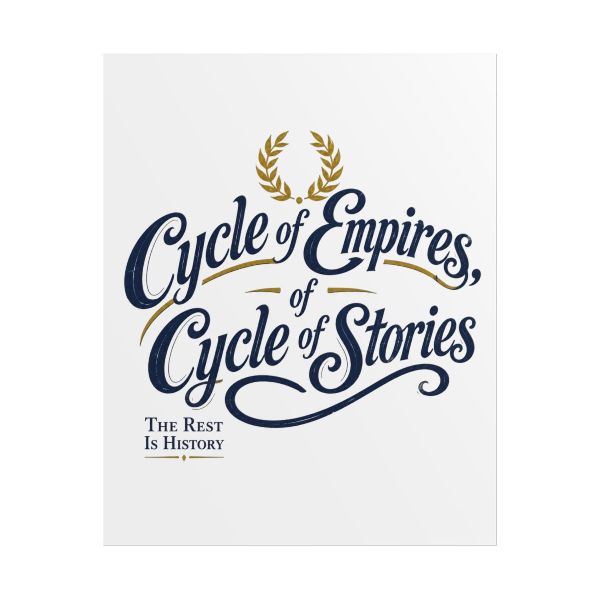 The Rest Is History "Cycle of Empires, Cycle of Stories" Poster