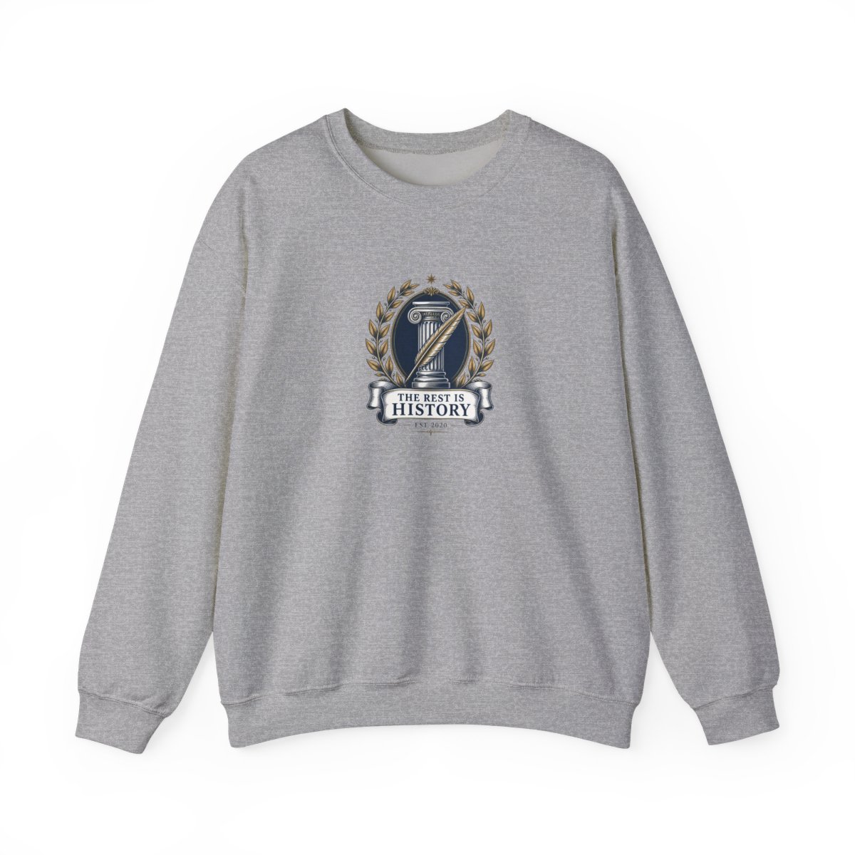 The Rest Is History "THE REST IS HISTORY – EST. 2020" Crewneck - alternate angle 3, merchandise