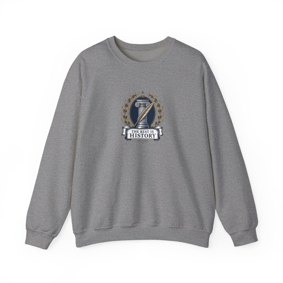 The Rest Is History "THE REST IS HISTORY – EST. 2020" Crewneck - alternate angle 4, merchandise