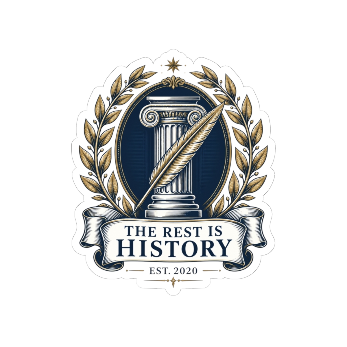 The Rest Is History "THE REST IS HISTORY – EST. 2020" Sticker